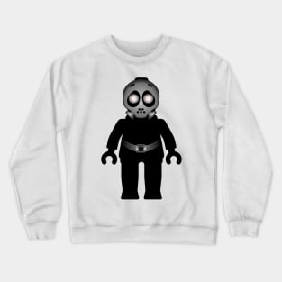 Zombie Apocalypse Hazmat Gas Mask Minifig Crewneck Sweatshirt